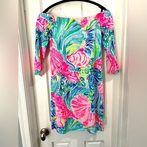 Lilly Pulitzer off the shoulder dress